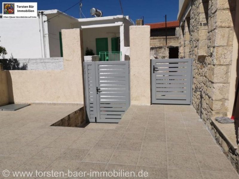 Vassilika Anogeia Kreta, Vassilika Anogeia, Natursteinhaus mit 3 Wohnungen Grundstück kaufen